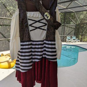 Women's pirate high seas beauty costume1x